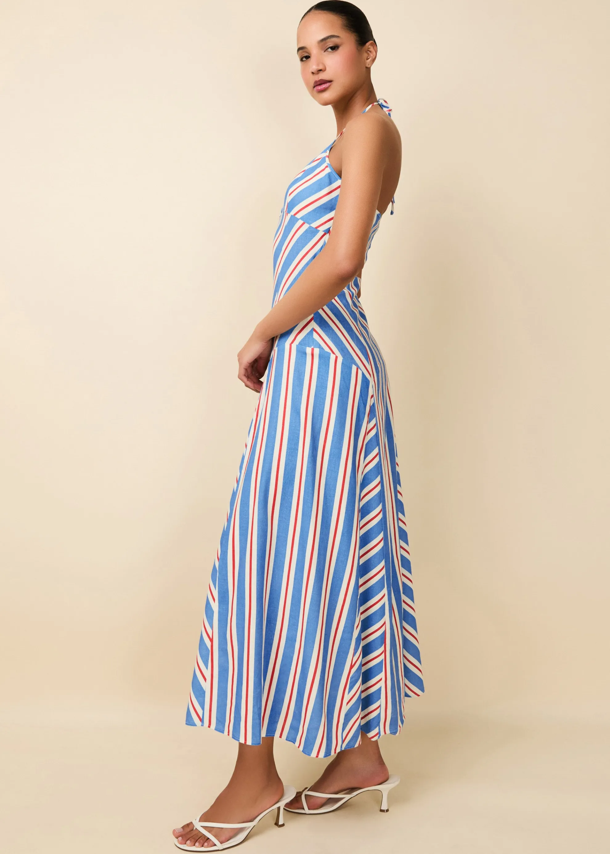 Alessio Dress Americana Stripe