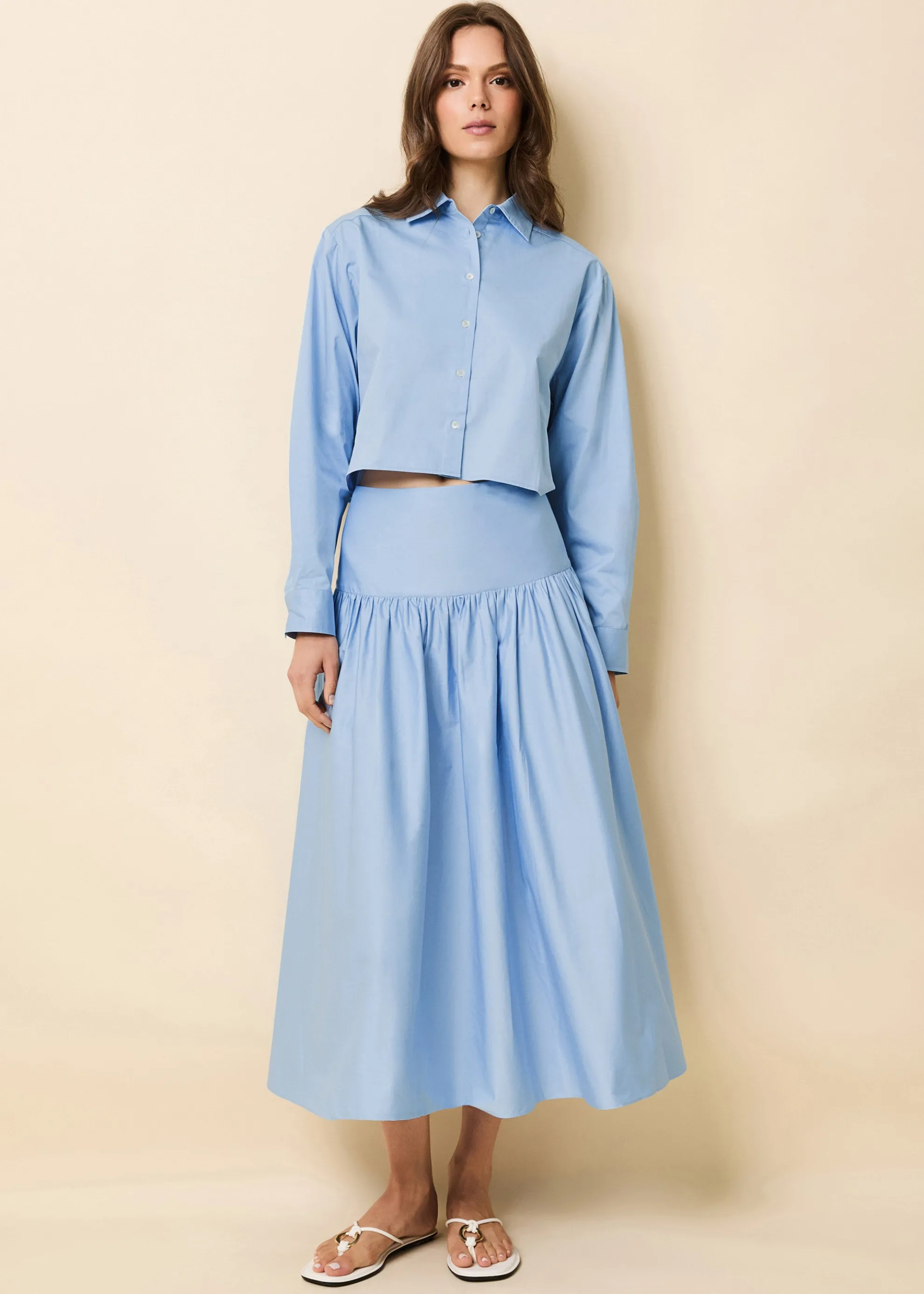 Cropped Avril Top Open Water