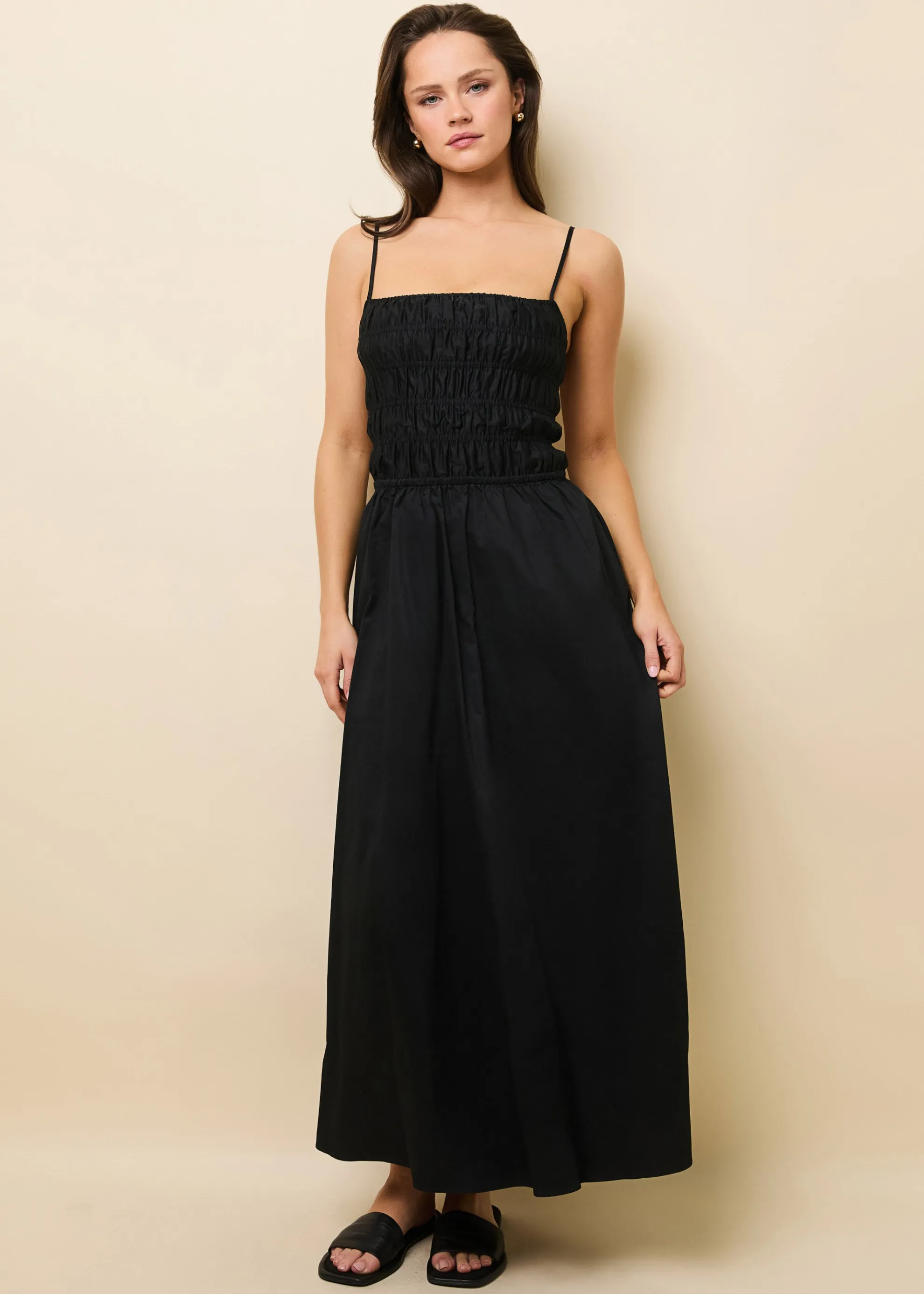 Delta Midi Dress Noir