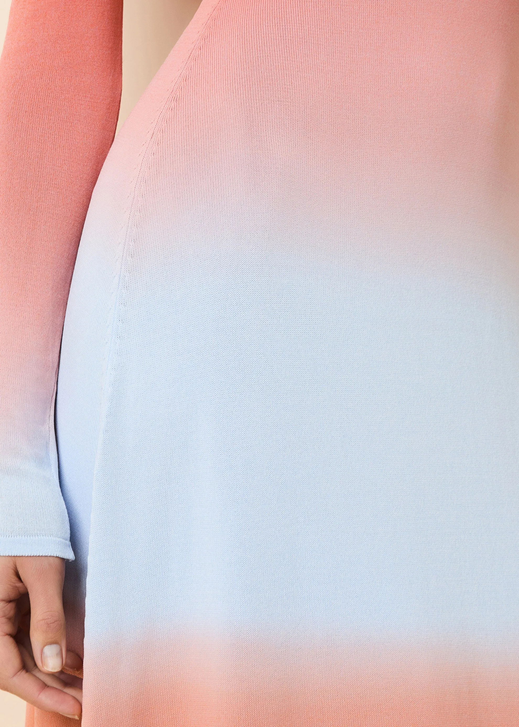 Dora Dress Ombre Peachy Keen