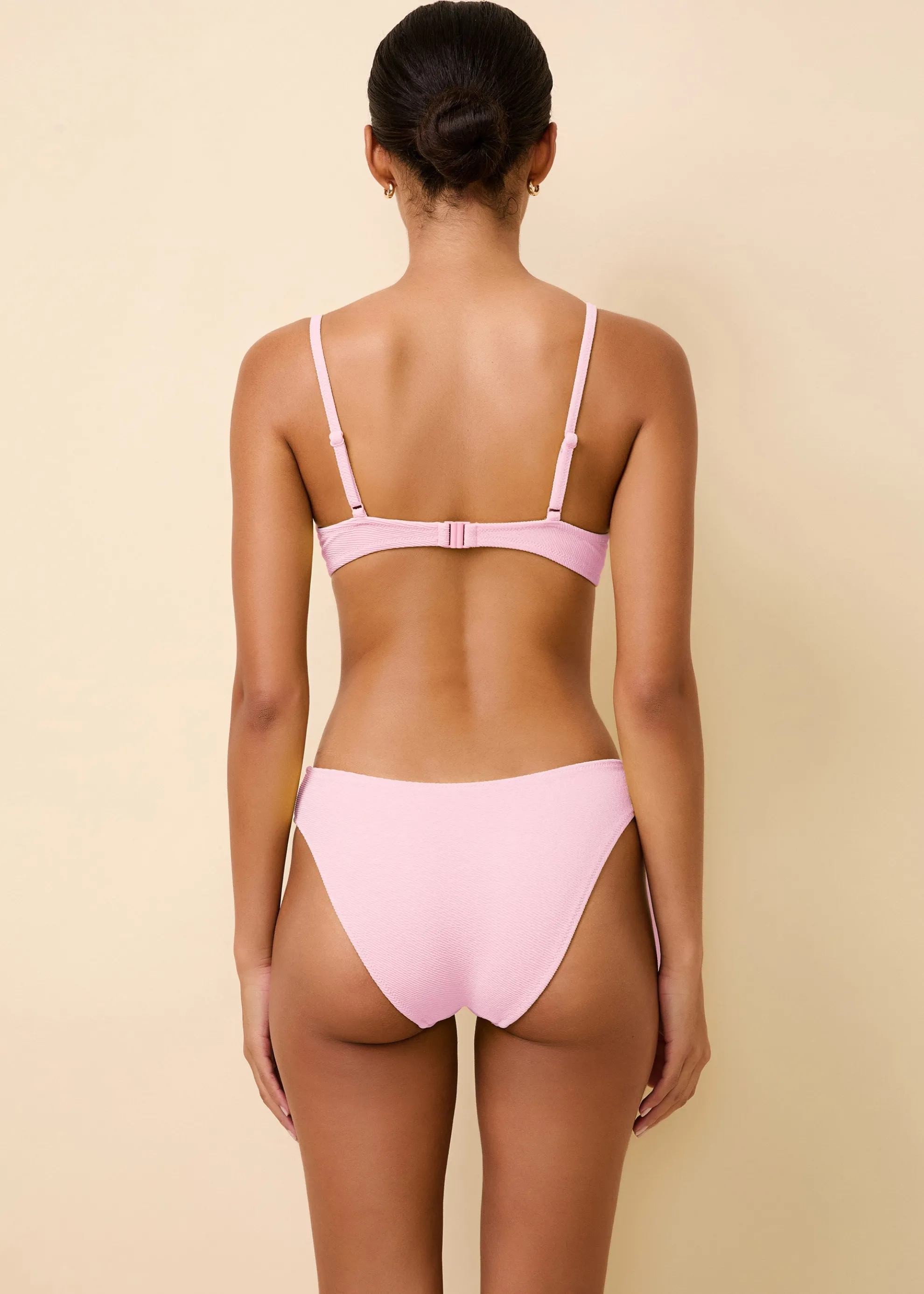 Eva Bikini Bottom Cloud Terry Carnation