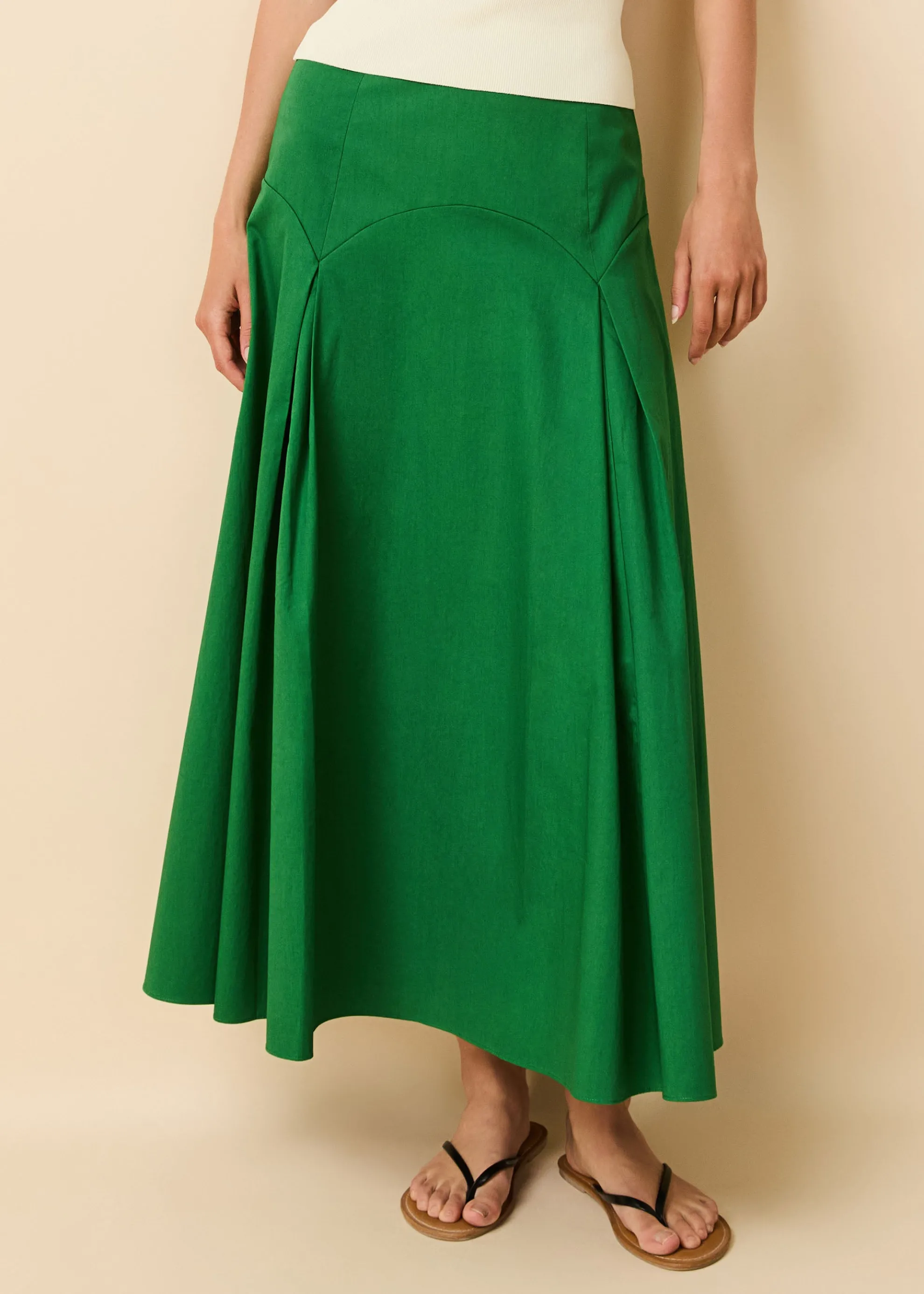 Gael Skirt Tennis Green