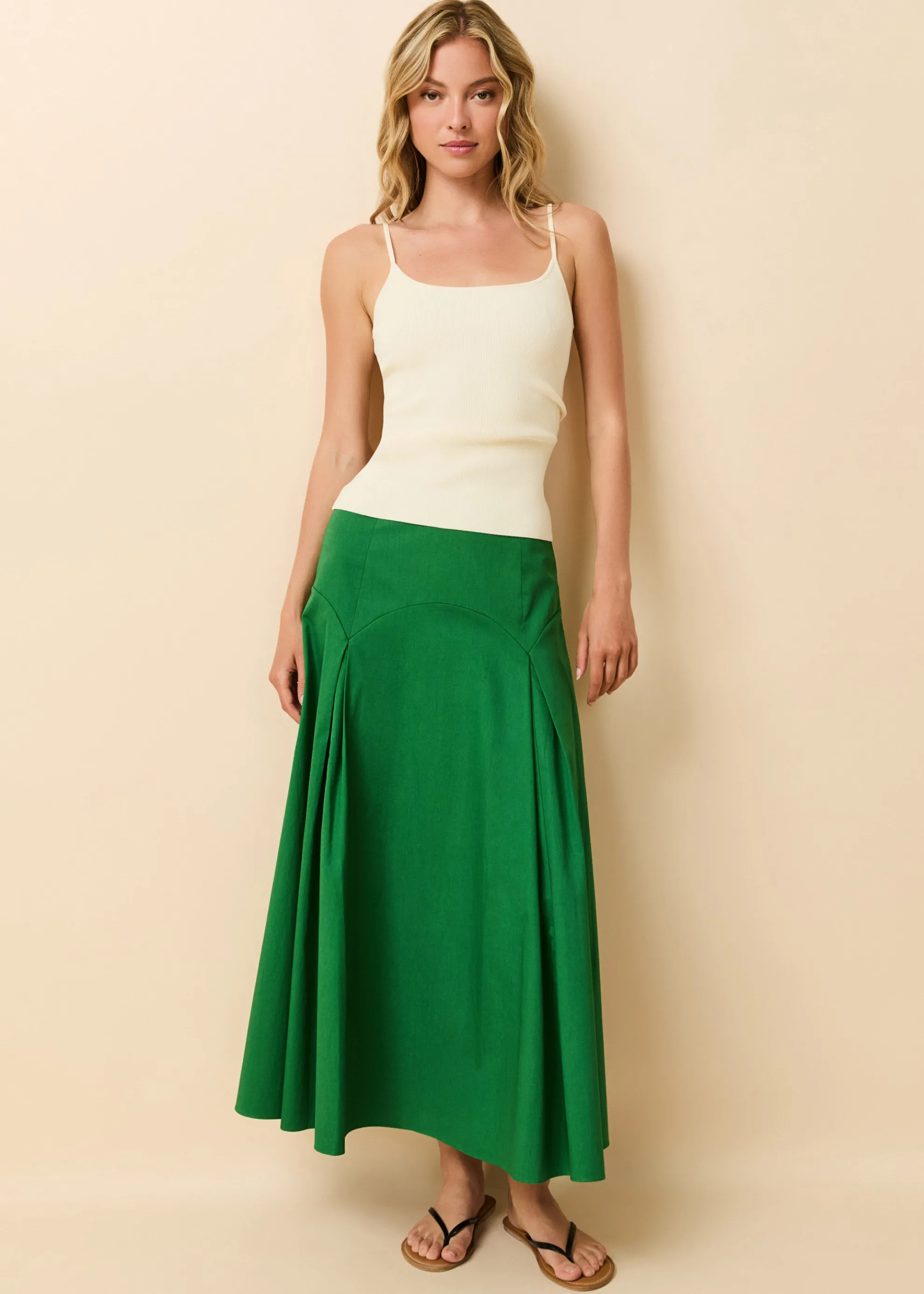 Gael Skirt Tennis Green