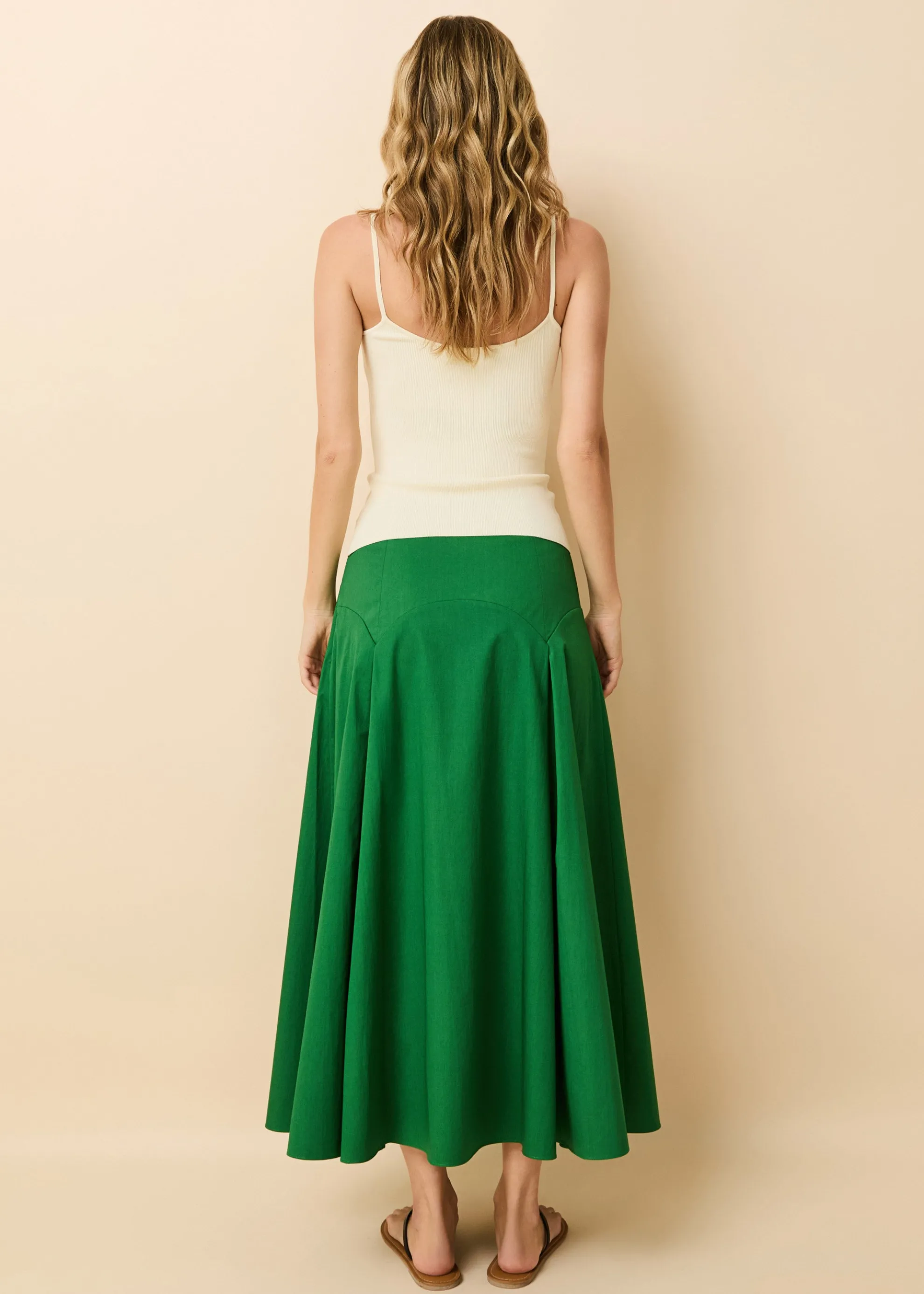 Gael Skirt Tennis Green