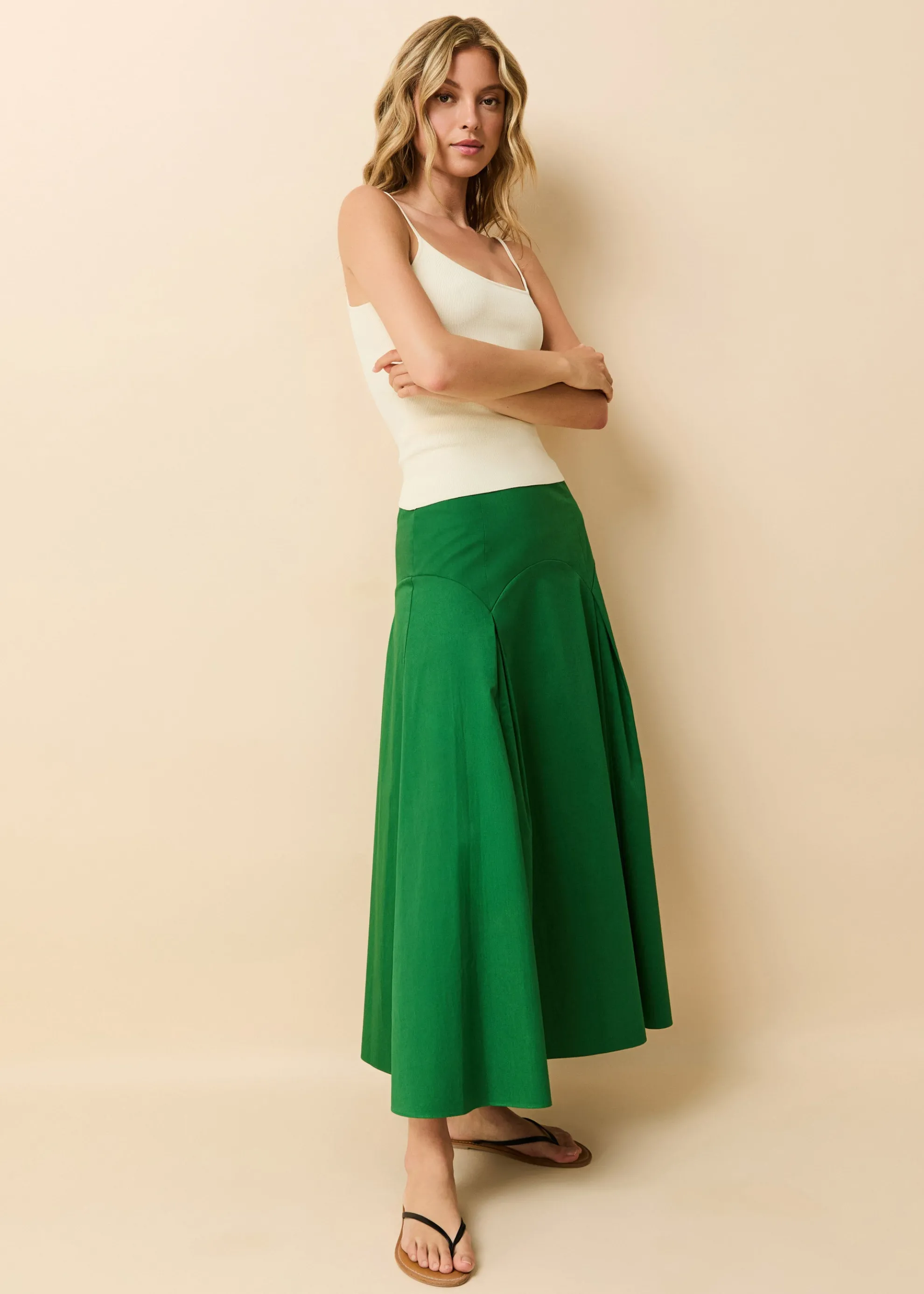 Gael Skirt Tennis Green