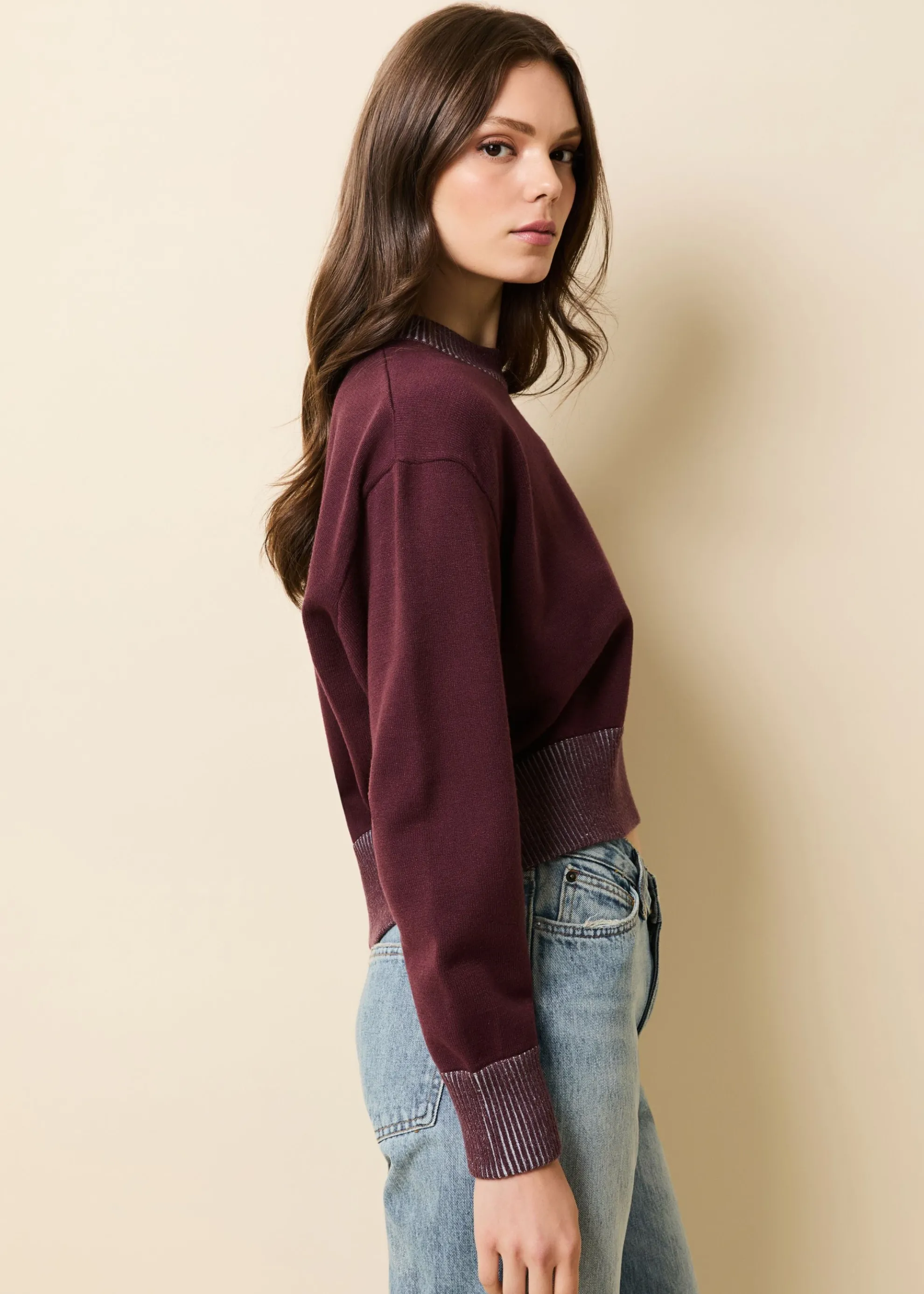 Kieran Sweater Raisin Brown