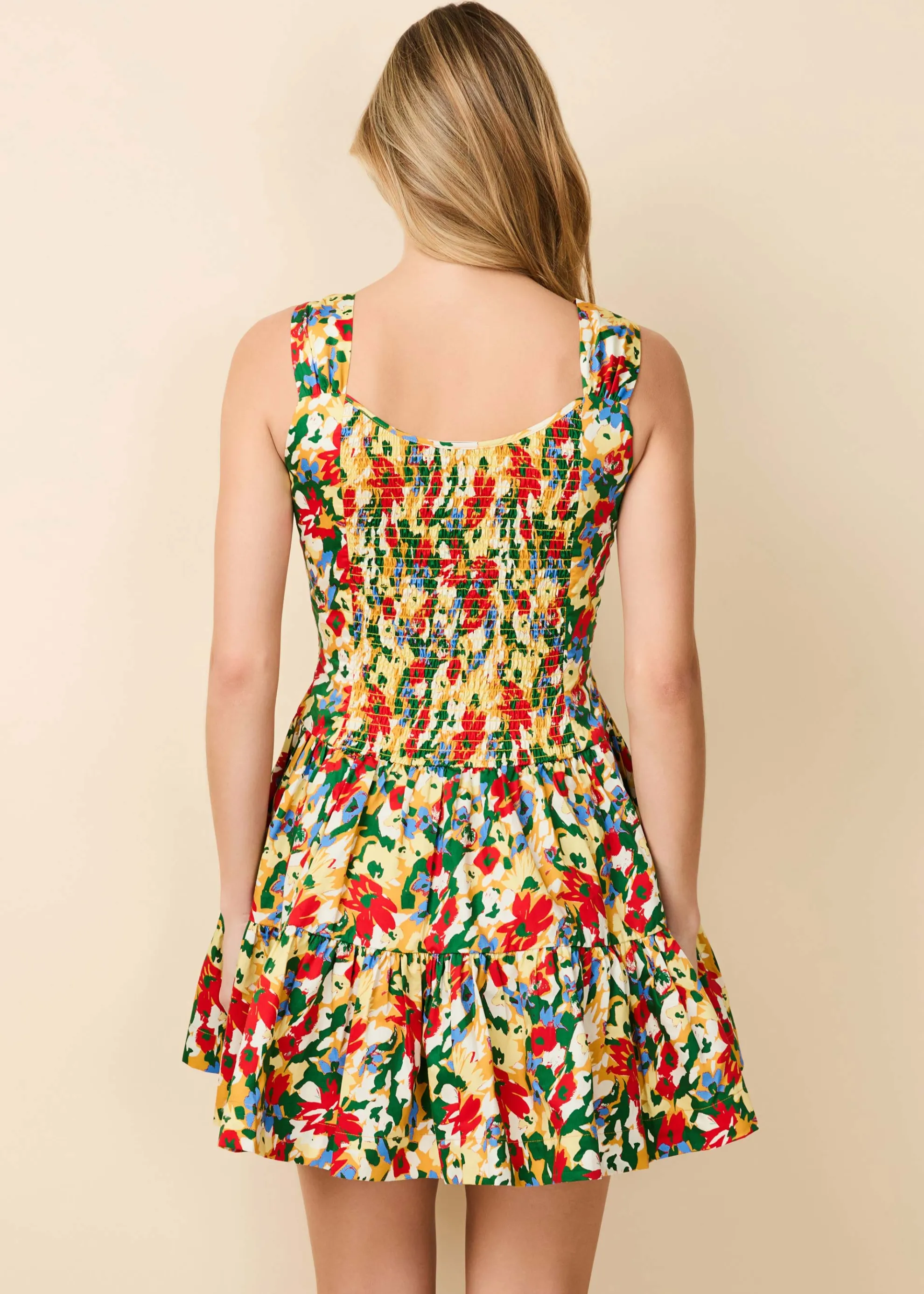 Leah Dress Picasso Floral