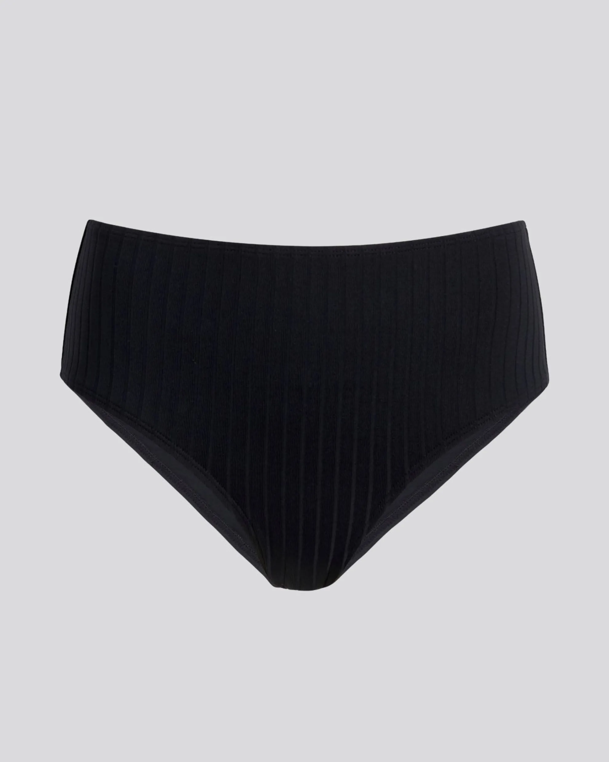 Lilo Ribbed Bikini Bottom Noir