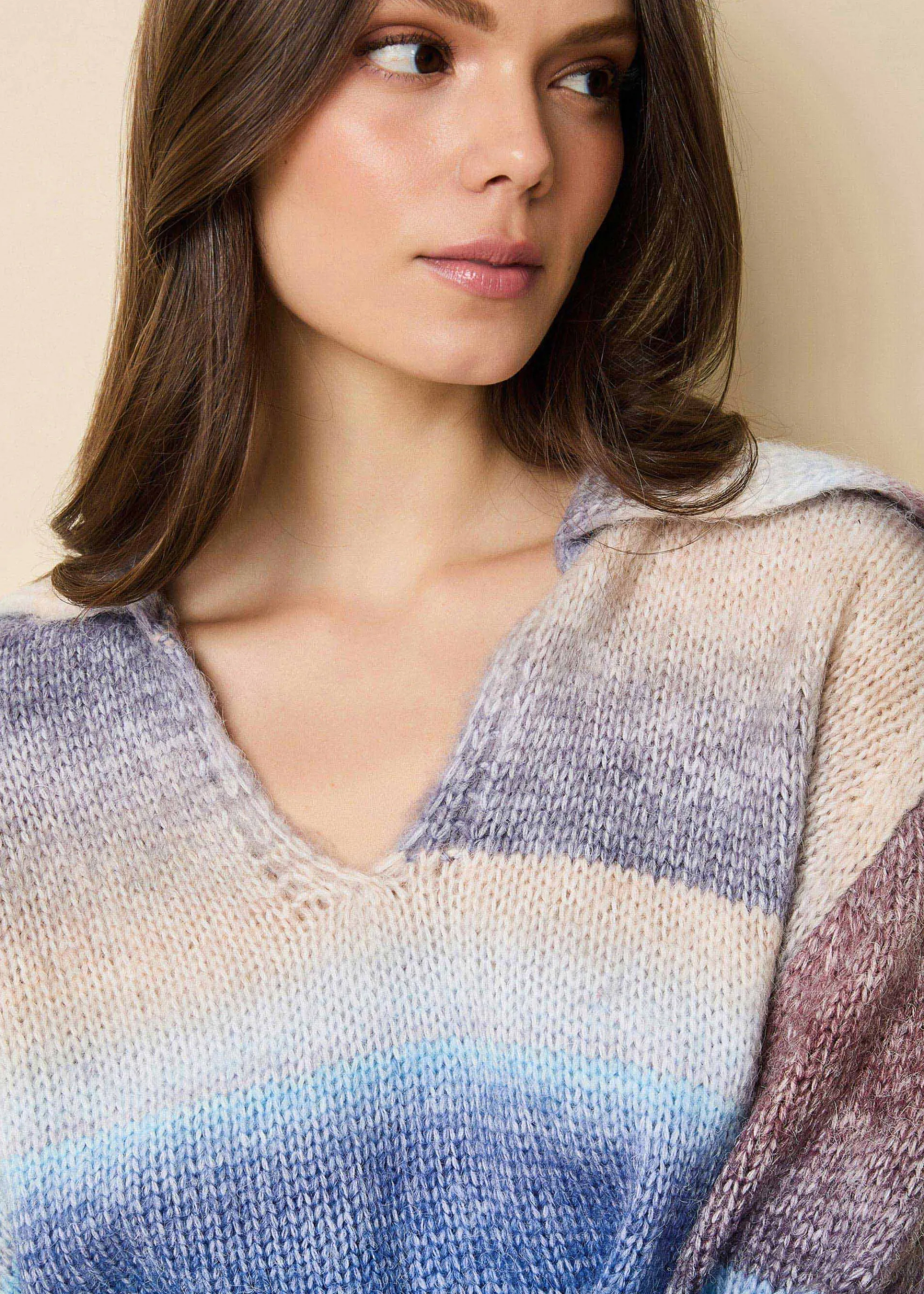 Lola Pullover Twilight / Raisin Brown