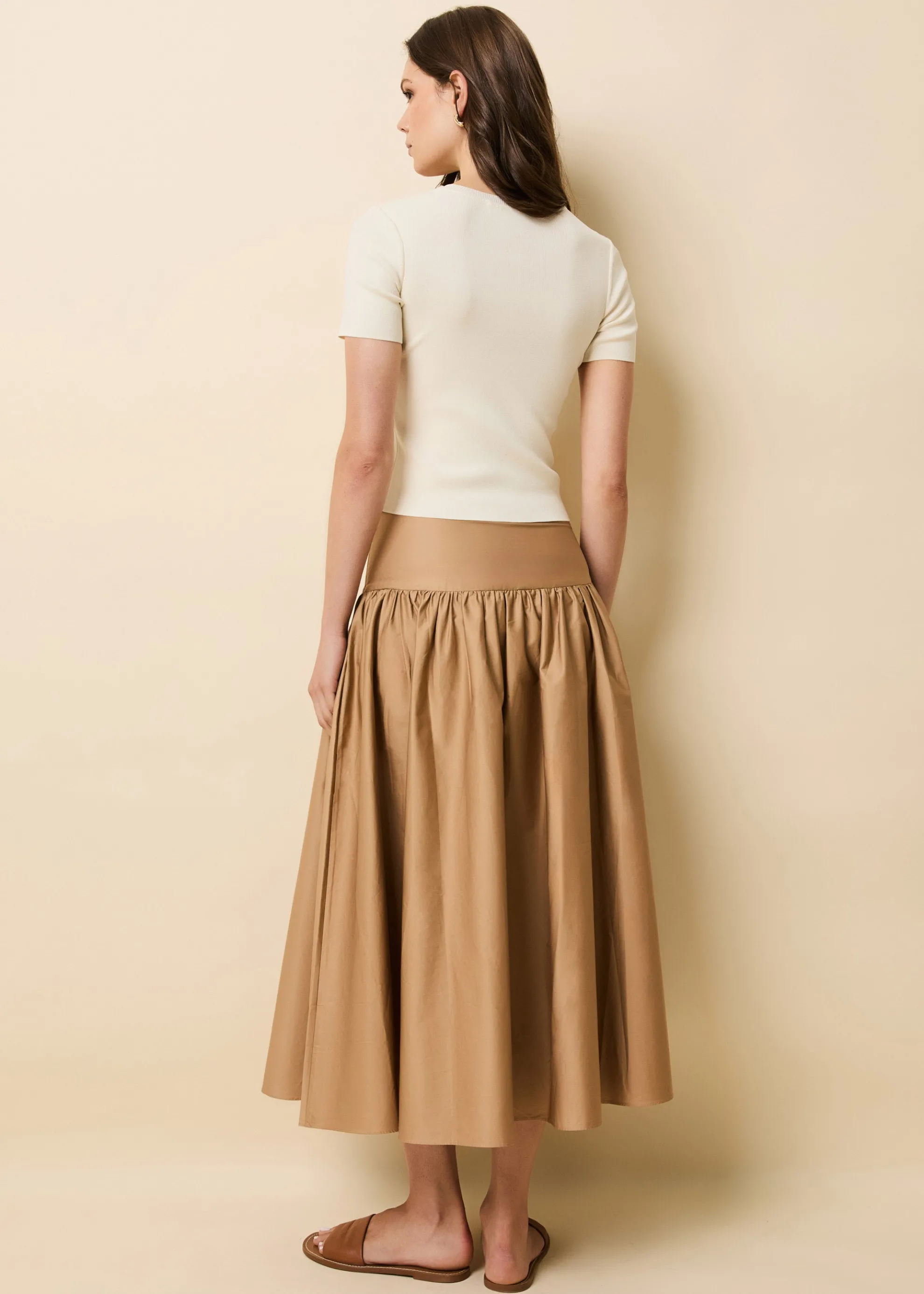 Magnolia Skirt Camel