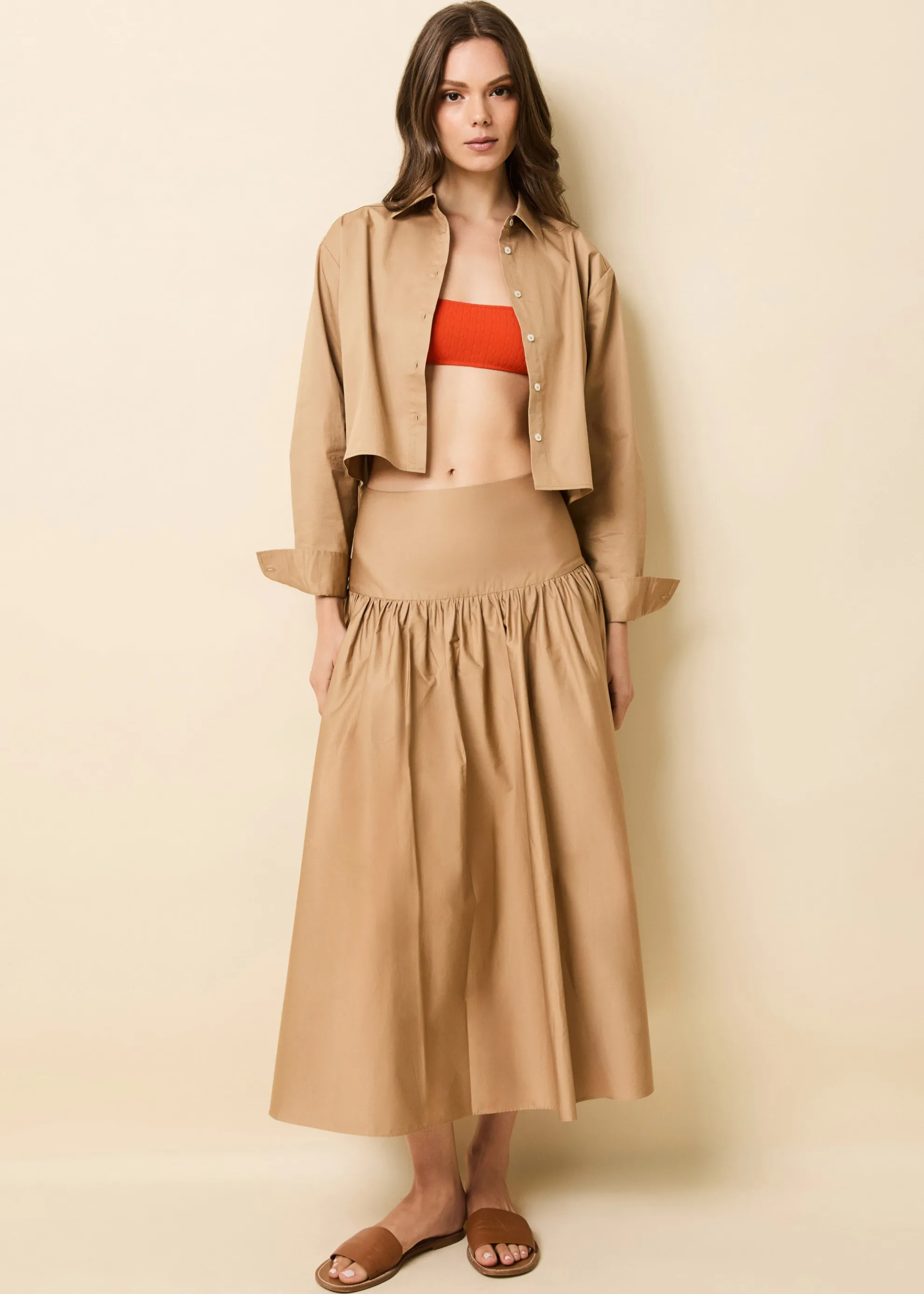 Magnolia Skirt Camel