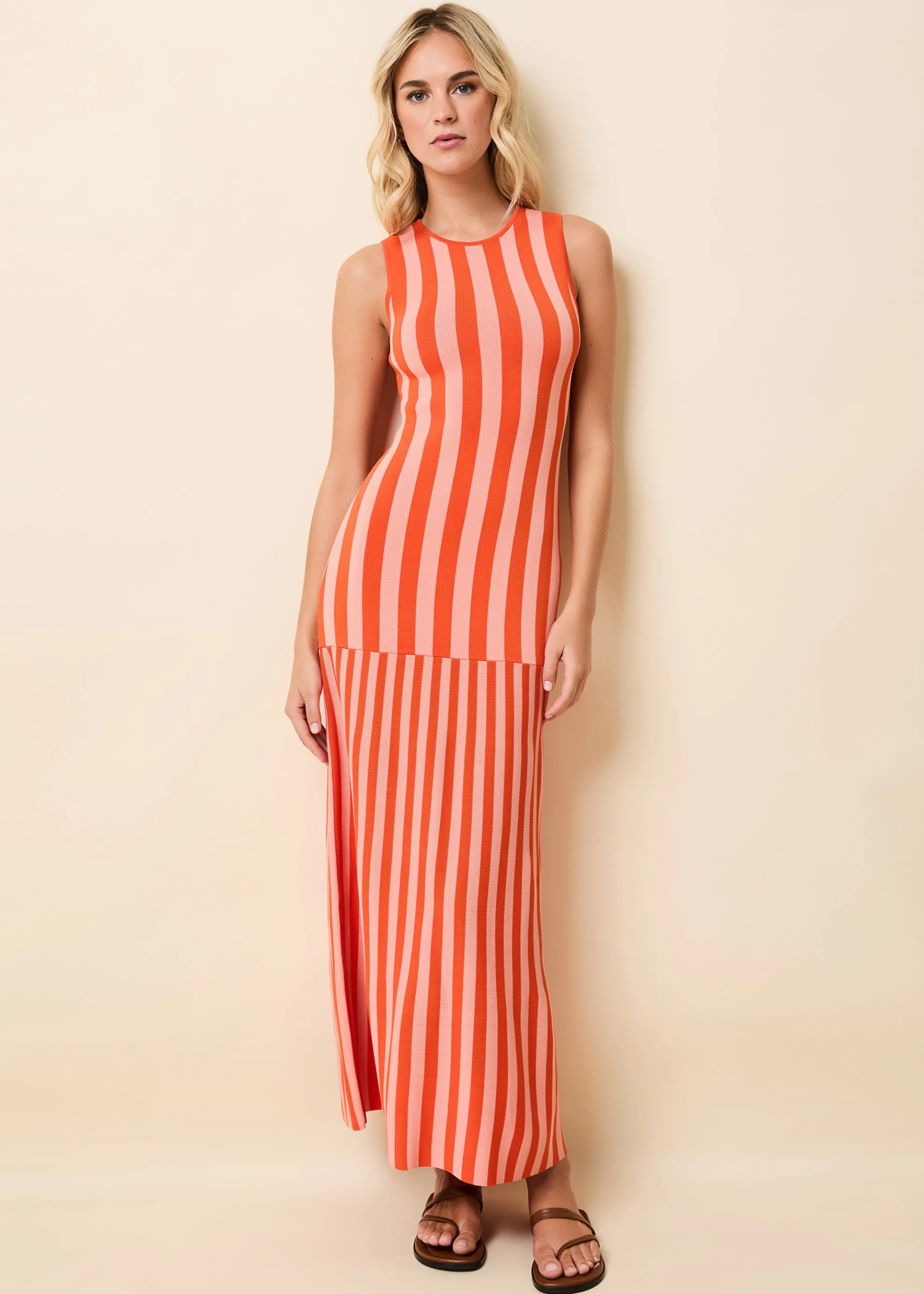 Petra Dress Peachykeen / Rust