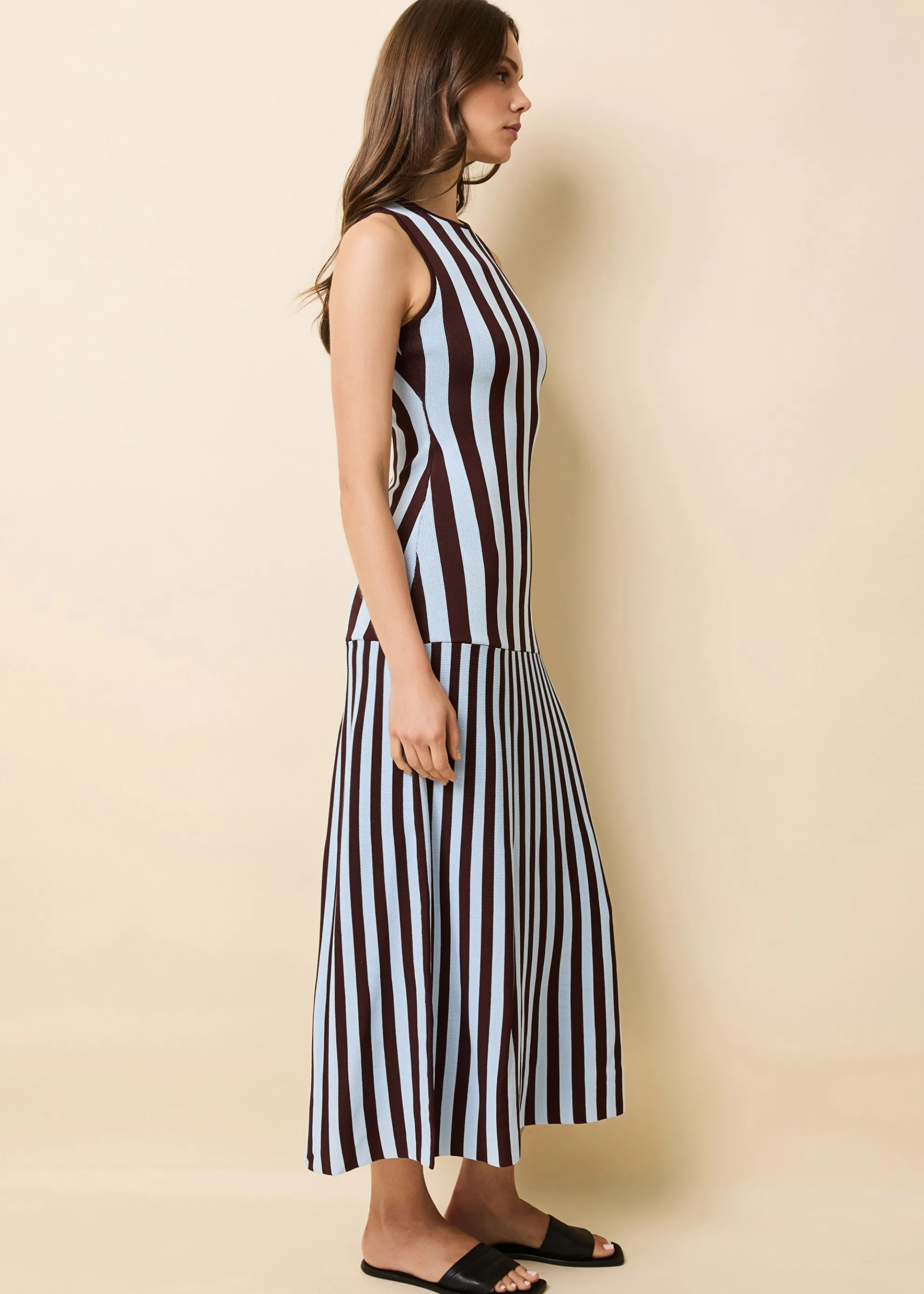 Petra Dress Twilight / Raisin Brown