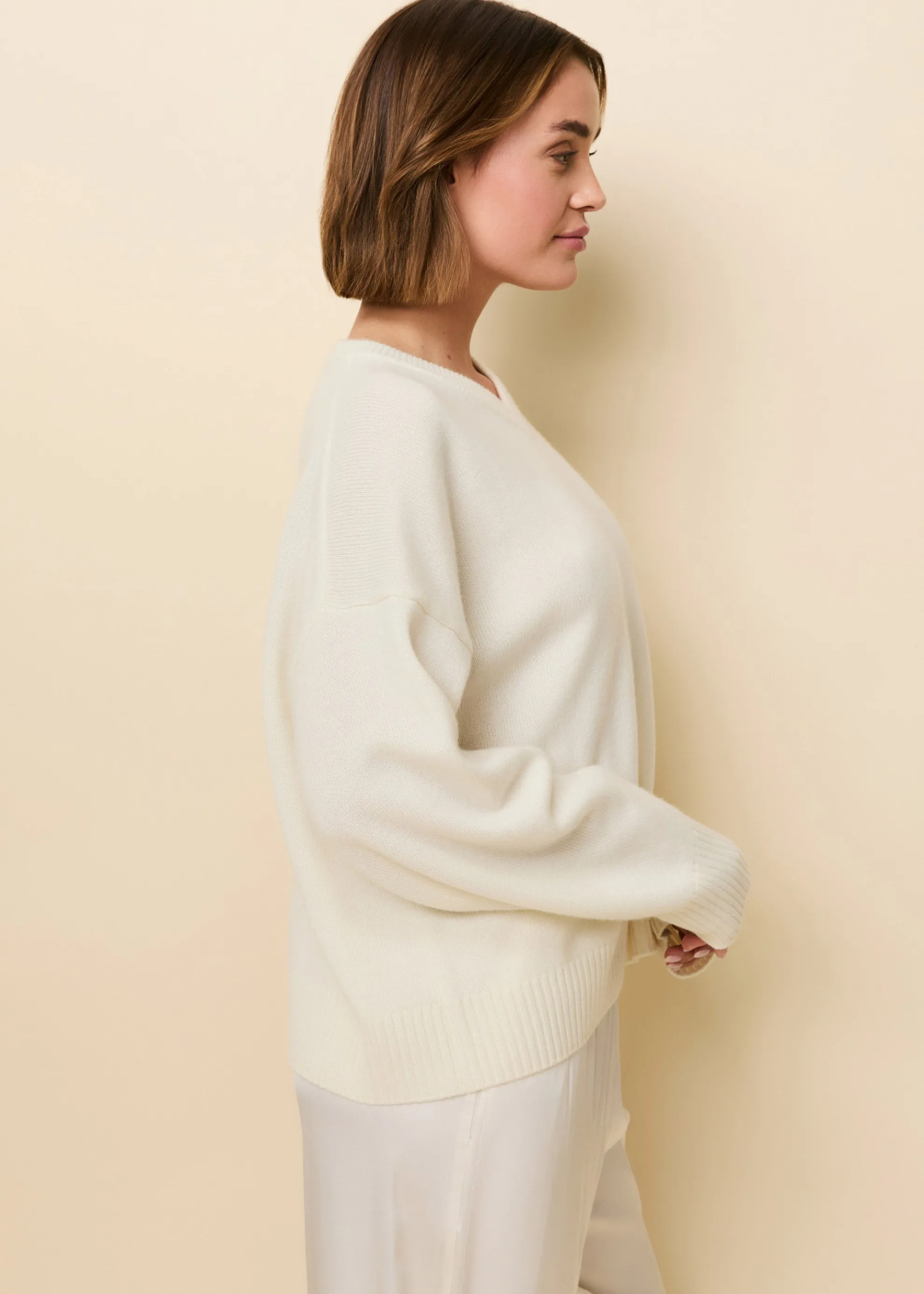 Reva Cashmere Sweater Brule