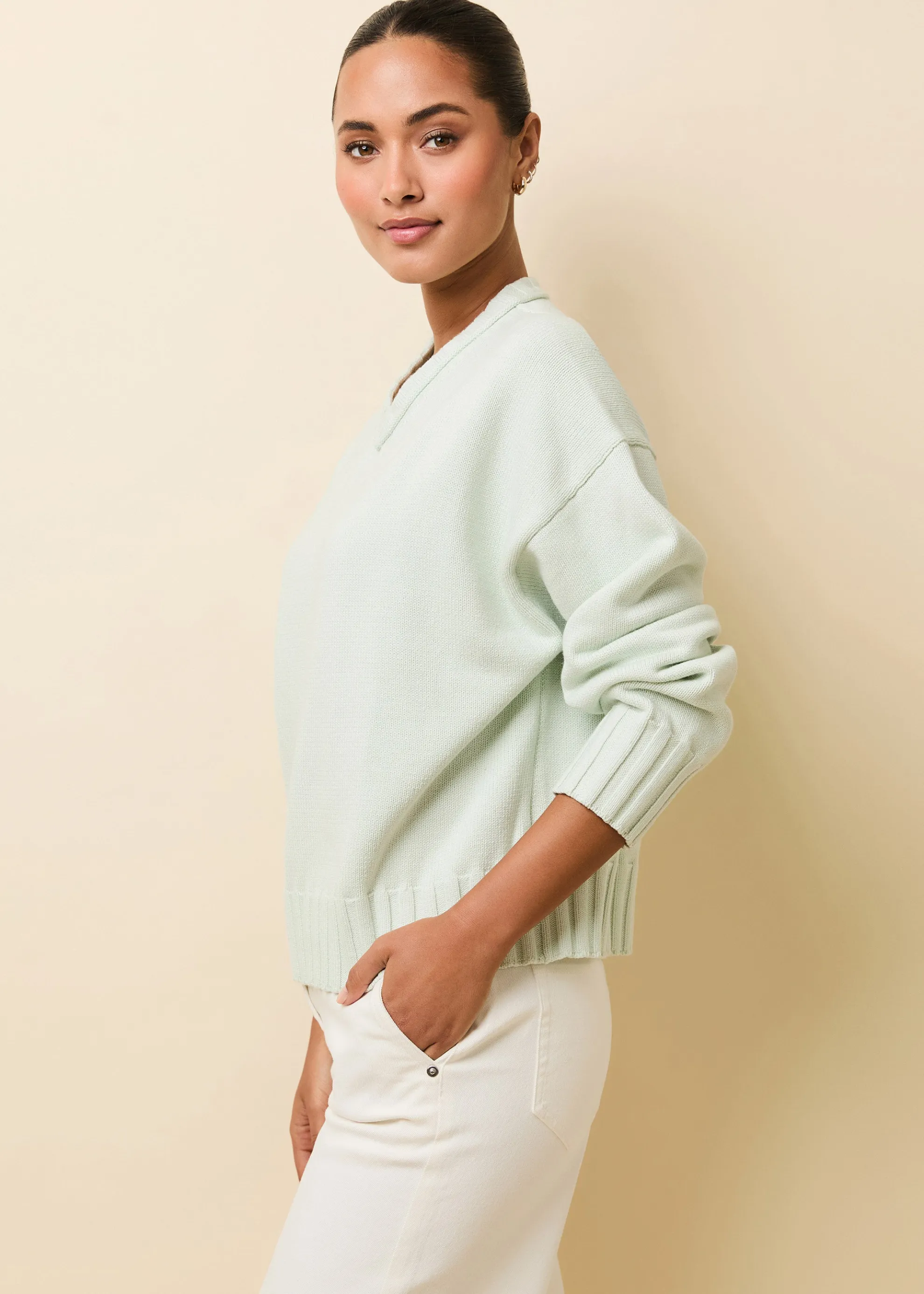 Reva Cotton Sweater Mint