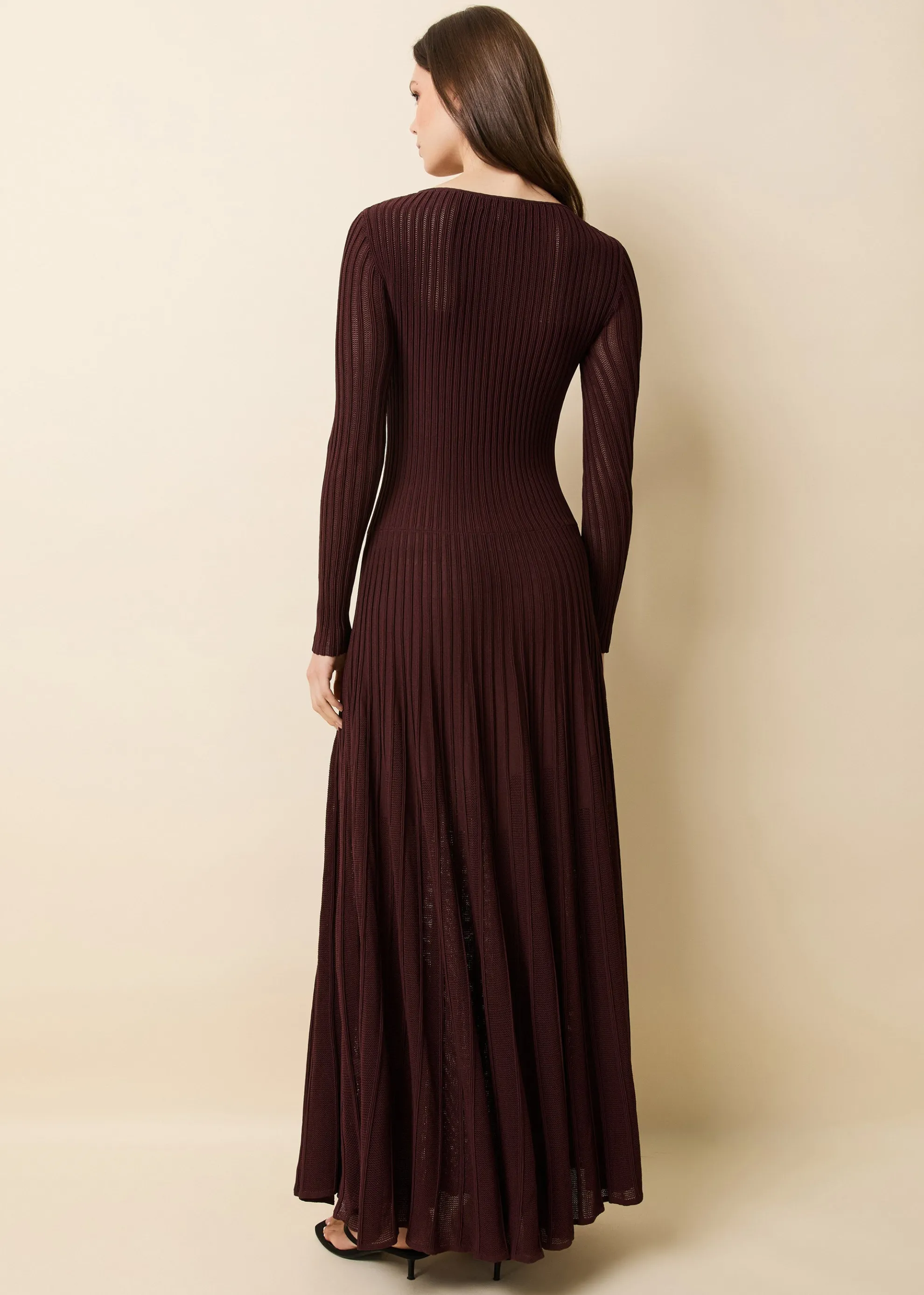 Sloane Dress Raisin Brown