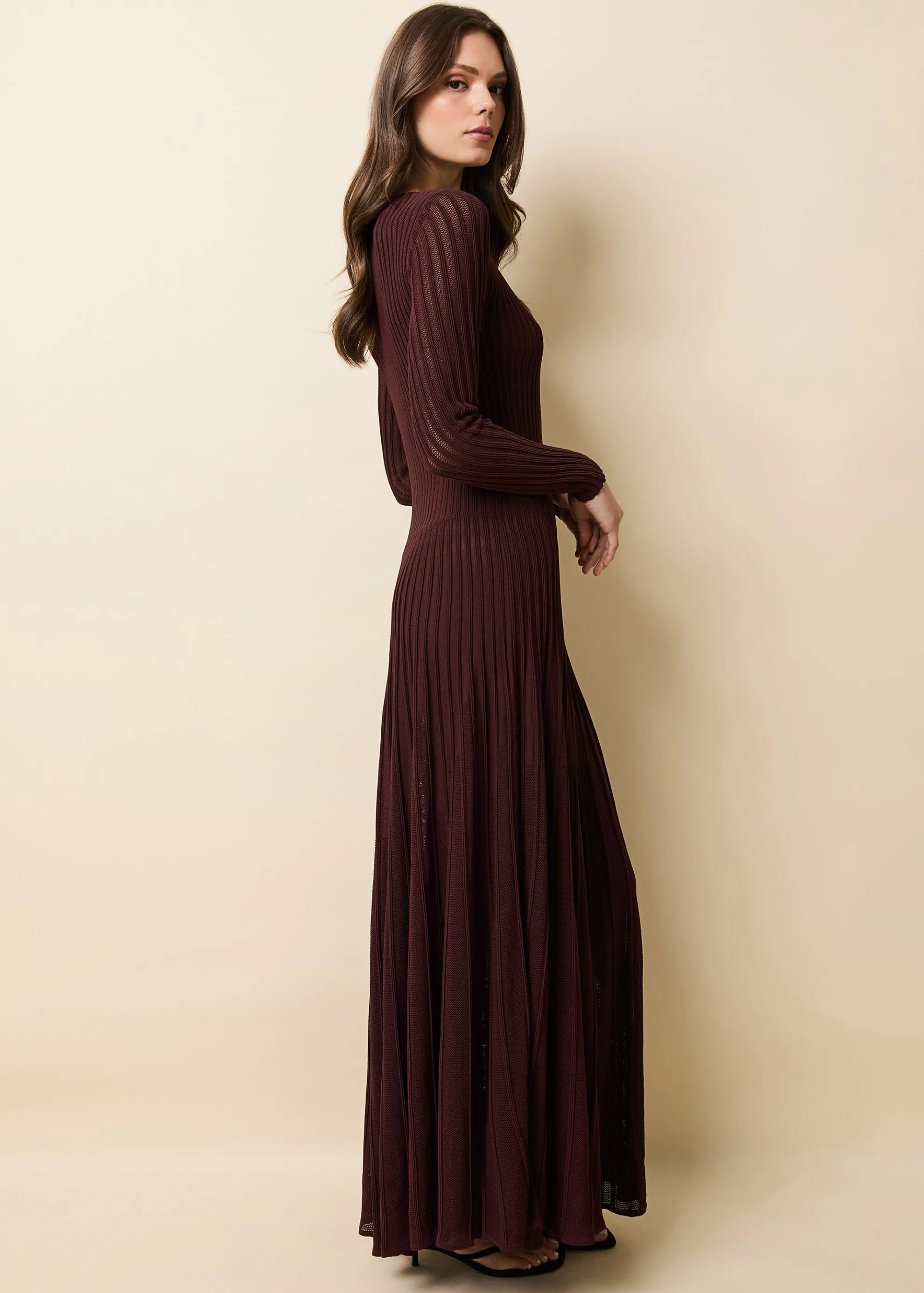 Sloane Dress Raisin Brown