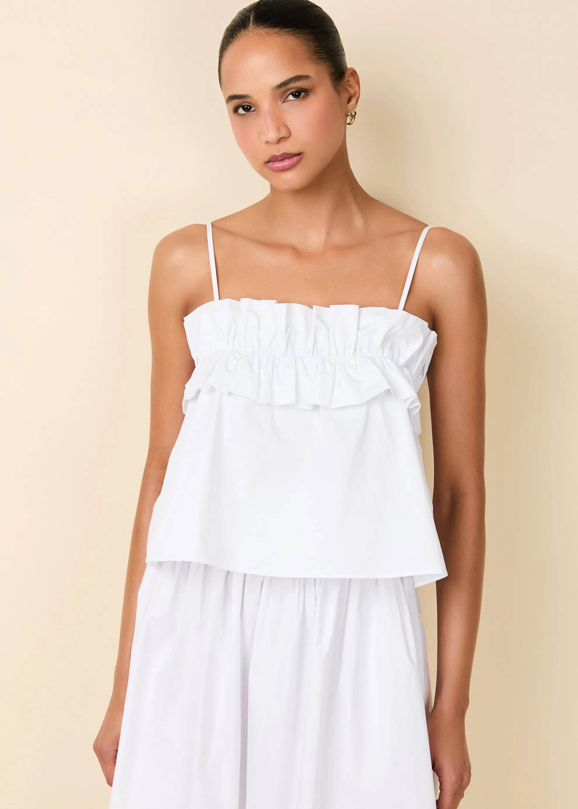 Sophie Top Optic White