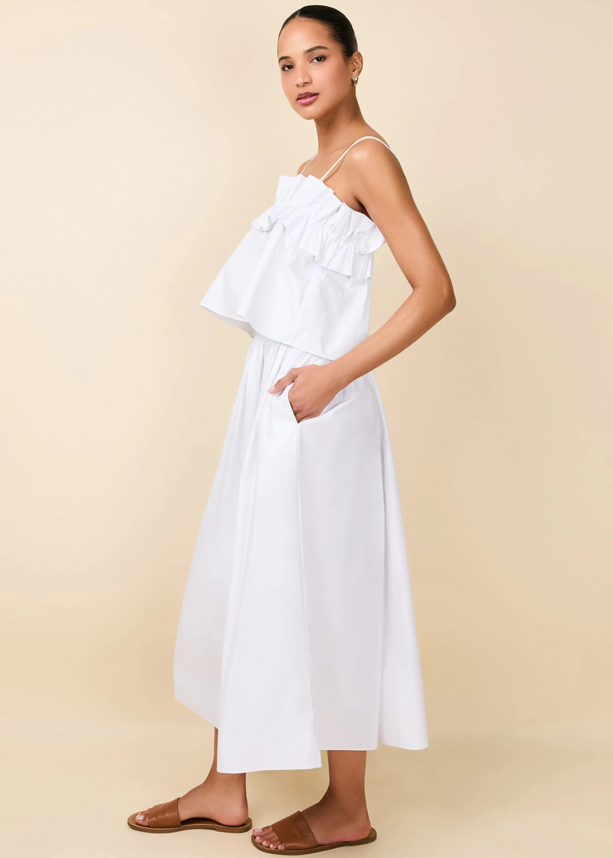 Sophie Top Optic White