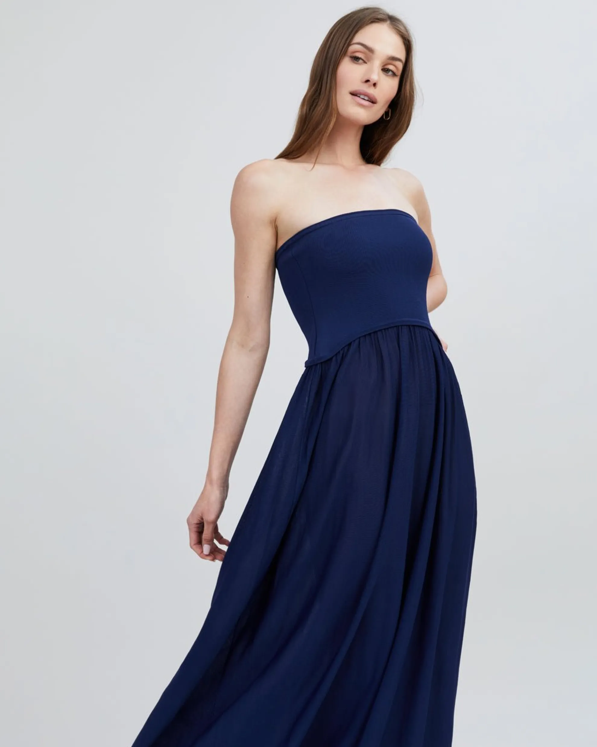 The Strapless Soglio Dress