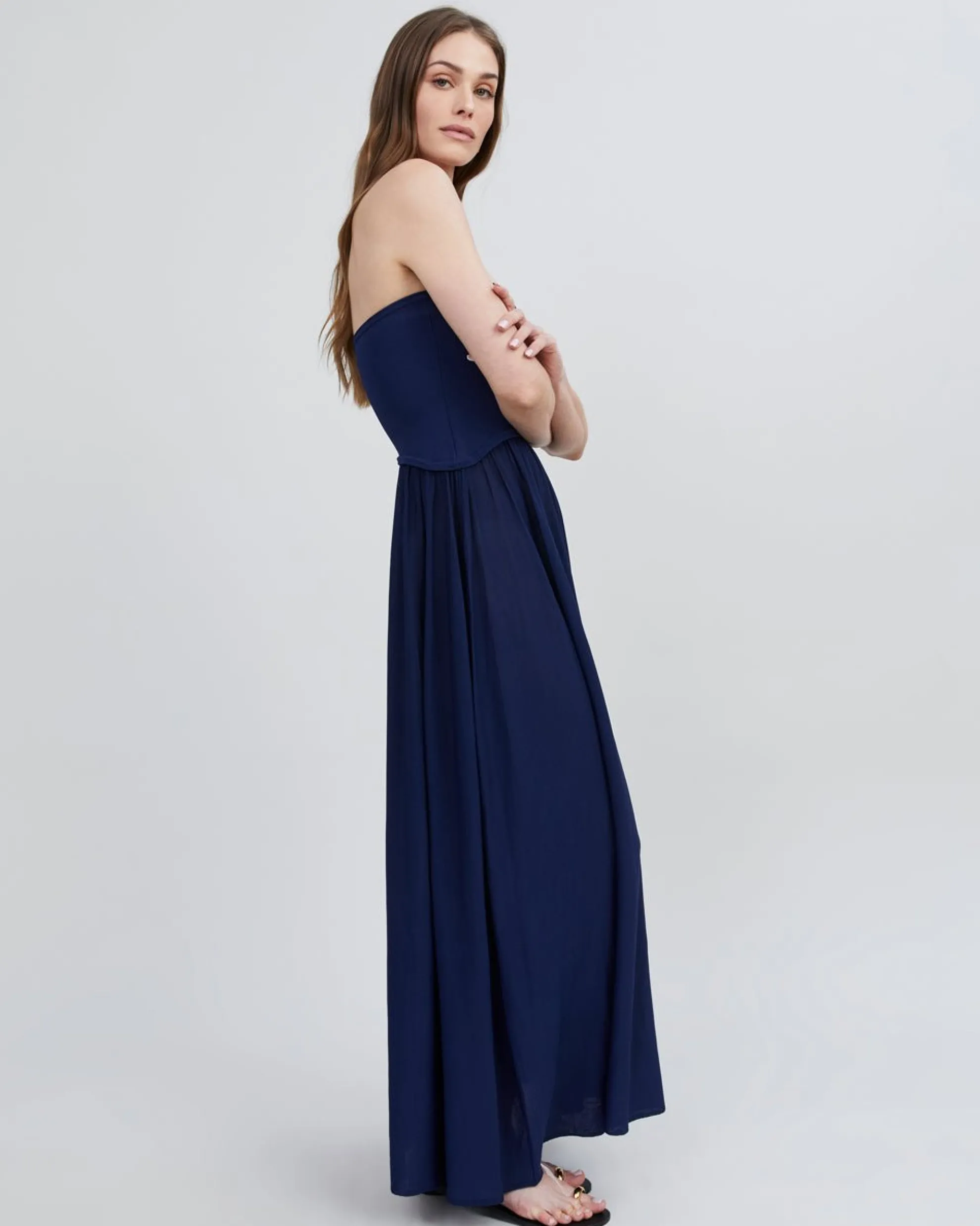 The Strapless Soglio Dress